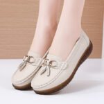 Leather shoes one-step soft sole - Image 2