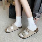 New French Retro Thick-Soled Double Buckle French Style Exquisite Sandals - Image 4