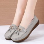 Leather shoes one-step soft sole - Image 3