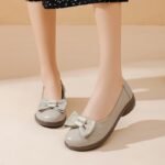 New stylish pattern ladies shoe