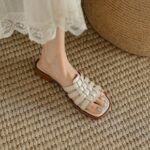 French summer woven sandals for women - Image 2