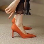 Fashionable pencil heel for women