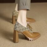 Premium box heel for women