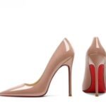 High-end nude patent leather low-cut shoes, - Image 4