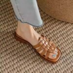 French summer woven sandals for women - Image 3