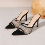 Women’s Beautiful Stiletto Rhinestone High Heel - Image 2