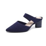 Women's Pointed Toe Low Mouth High Heels - Image 8