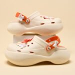 Women's summer clogs with height-increasing bow, thick sole - Image 6