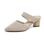 Women's Pointed Toe Low Mouth High Heels - Image 5