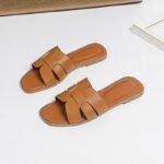 Women's flat sandals, fashionable woven style - Image 6