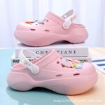 Cute versatile thick bottom shit-stepping non-slip outdoor casual beach slippers - Image 8