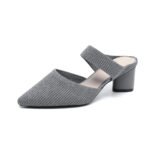 Women's Pointed Toe Low Mouth High Heels - Image 6