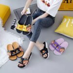 New Korean style cute cartoon slippers for women