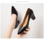 Women's Fashion Shoes, Chunky Heel, 2025 Spring/Summer New Style - Image 6