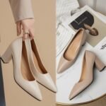 Women's Fashion Shoes, Chunky Heel, 2025 Spring/Summer New Style