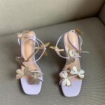 New Cross Strap Butterfly High Heel 11cm Wedding Fairy Square Toe Open Toe Women's Sandals - Image 8