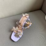 New Cross Strap Butterfly High Heel 11cm Wedding Fairy Square Toe Open Toe Women's Sandals - Image 6
