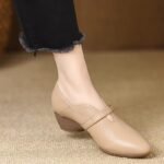 New Pointed Toe Comfortable Soft Sole Mary Jane Shoes - Image 2