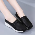 New cross-border spring and autumn women's sports shoes, Korean style, thick-soled rocker shoes - Image 8