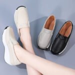 New cross-border spring and autumn women's sports shoes, Korean style, thick-soled rocker shoes