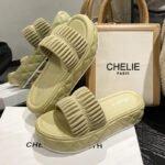Fashionable pleated slippers - Image 5