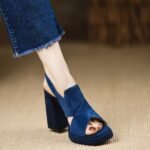 Premium Box heel for women - Image 2