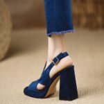Premium Box heel for women - Image 5