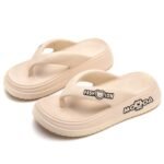 European and American One-Line High-Heeled Slippers - Image 3