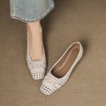 Square-toe Korean style platform flip-flops for women - Image 4