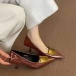 French pointed-toe high heels for women - Image 6