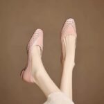 Super stylish and soft French-style flats, versatile, hollowed-out - Image 3