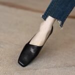 New Style Spring French Style Mid-Heel Chunky Heel for womem's - Image 5