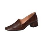 New Style Spring French Style Mid-Heel Chunky Heel for womem's - Image 3