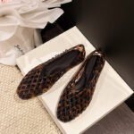 New European and American style leopard print pointed toe jelly shoe - Image 2