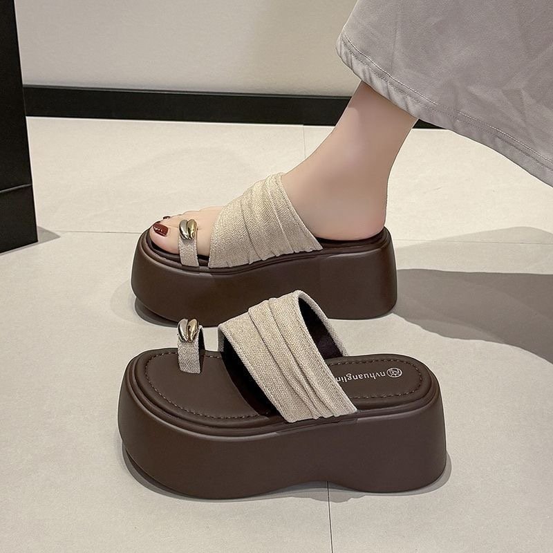 主图-1 Women's European and American style leopard print high-heeled sandals, suitable for outdoor wear - Image 1