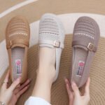 Bean-shaped women's slip-on flat shoes - Image 2