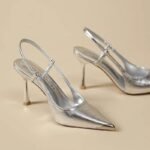 New Pointed Toe Color Block Stiletto Heel Open Back Versatile Elegant Fairy Style Artistic Gentle High Heeled Shoes for Women - Image 4