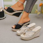 Men's Wedge Platform Sandals, New Style, High-Heeled Sandals, Perfect For Summer Wear, Easy On The Feet, And Incredibly Beautiful.