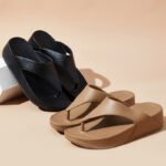 Women's wedge flip-flops, summer style, suitable for outdoor use,
