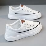 New casual women's white sneakers - Image 4