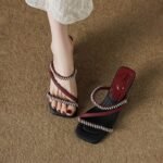 Exquisitely crafted soft leather sandals for women.