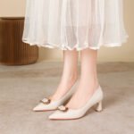 New Goddess Style Elegant French Pointed Toe High Heels - Image 2