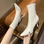 New  autumn trendy slim-fit boots, beautiful women's. - Image 2