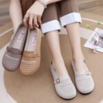 Bean-shaped women's slip-on flat shoes - Image 6