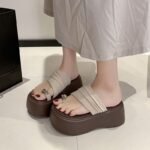 Women's European and American style leopard print high-heeled sandals, suitable for outdoor wear - Image 2