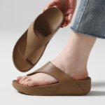 Women's wedge flip-flops, summer style, suitable for outdoor use, - Image 4