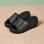 Hot-selling platform platform height-increasing fashion sandals for women, new  style, soft-soled round toe French high heels. - Image 4