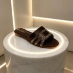 Factory Direct Wholesale Women's Shoes, Light Luxury Rhinestone-Embellished Slippers,Fashion Flat African Women's Slippers - Image 5
