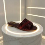 Cross-Border Plus-Size Women's Outerwear Rhinestone Mesh Sandals, Sweet Style African Flat Sandals, Flip-Flops. - Image 5